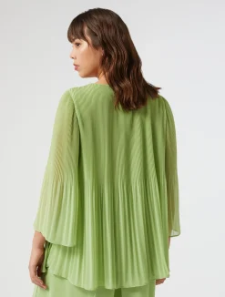 Blusa in georgette plissé*Marina Rinaldi Hot