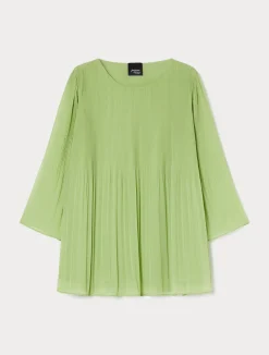 Blusa in georgette plissé*Marina Rinaldi Hot