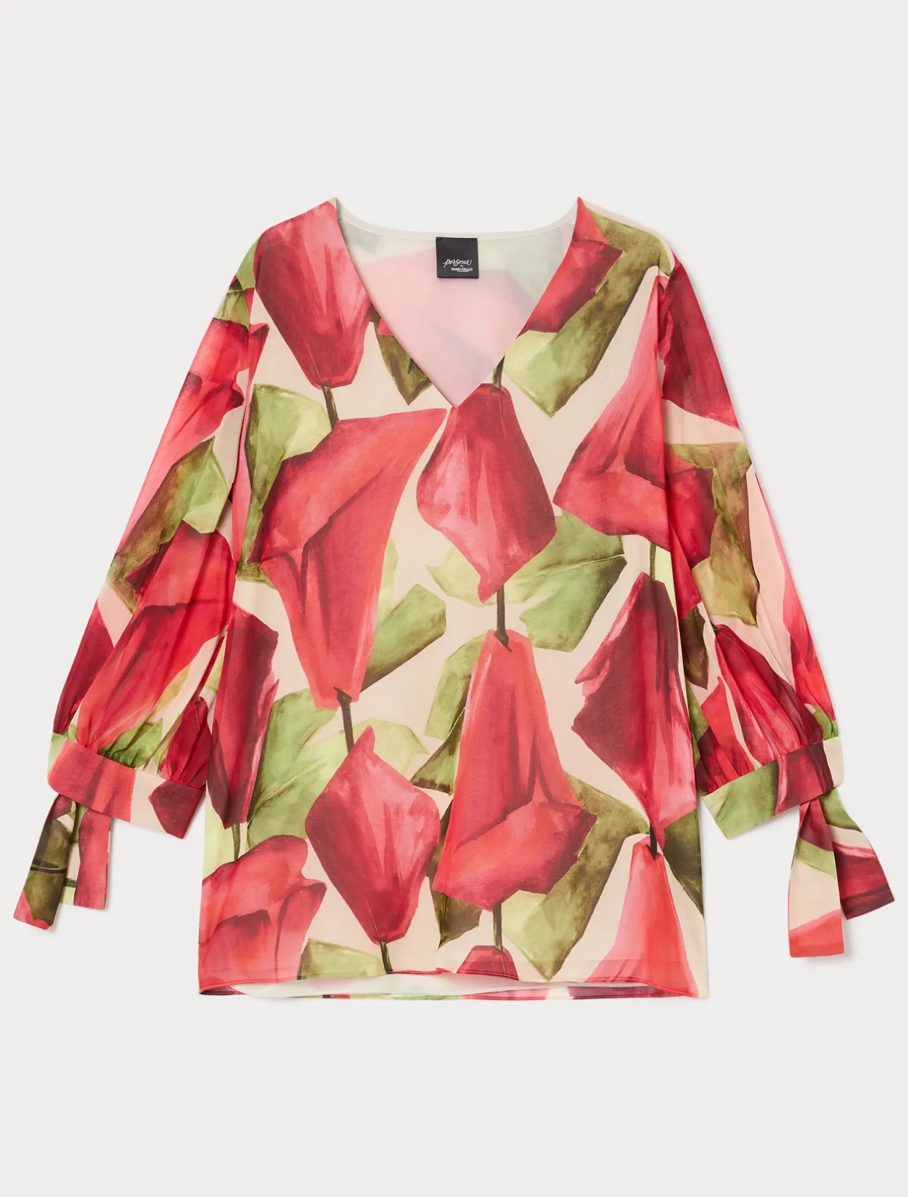 Blusa in georgette stampata*Marina Rinaldi Online