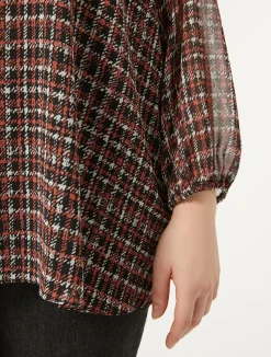 Blusa in georgette stampata*Marina Rinaldi Outlet
