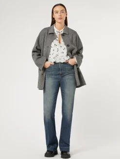 Blusa in georgette stampata*Marina Rinaldi Hot