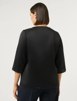 Blusa in misto seta*Marina Rinaldi Discount