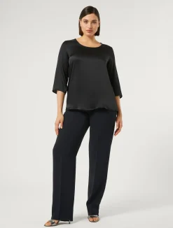 Blusa in misto seta*Marina Rinaldi Discount