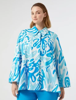 Blusa in popeline stampato*Marina Rinaldi Sale