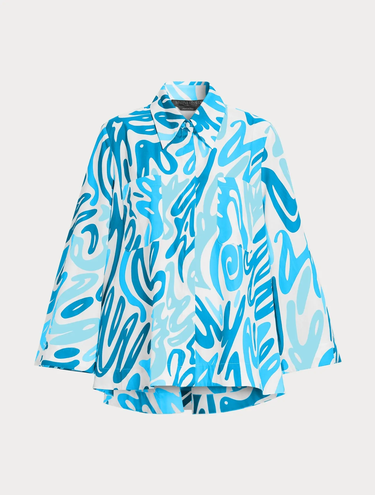 Blusa in popeline stampato*Marina Rinaldi Sale