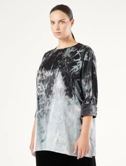 Blusa in raso di seta*Marina Rinaldi Sale