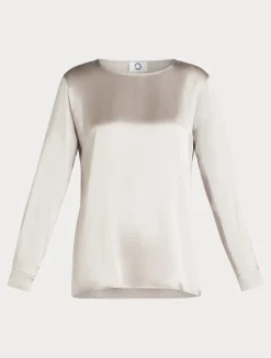 Blusa in raso di seta*Marina Rinaldi Discount