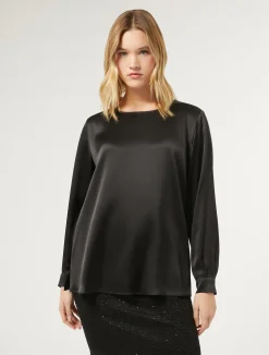 Blusa in raso di seta*Marina Rinaldi Fashion