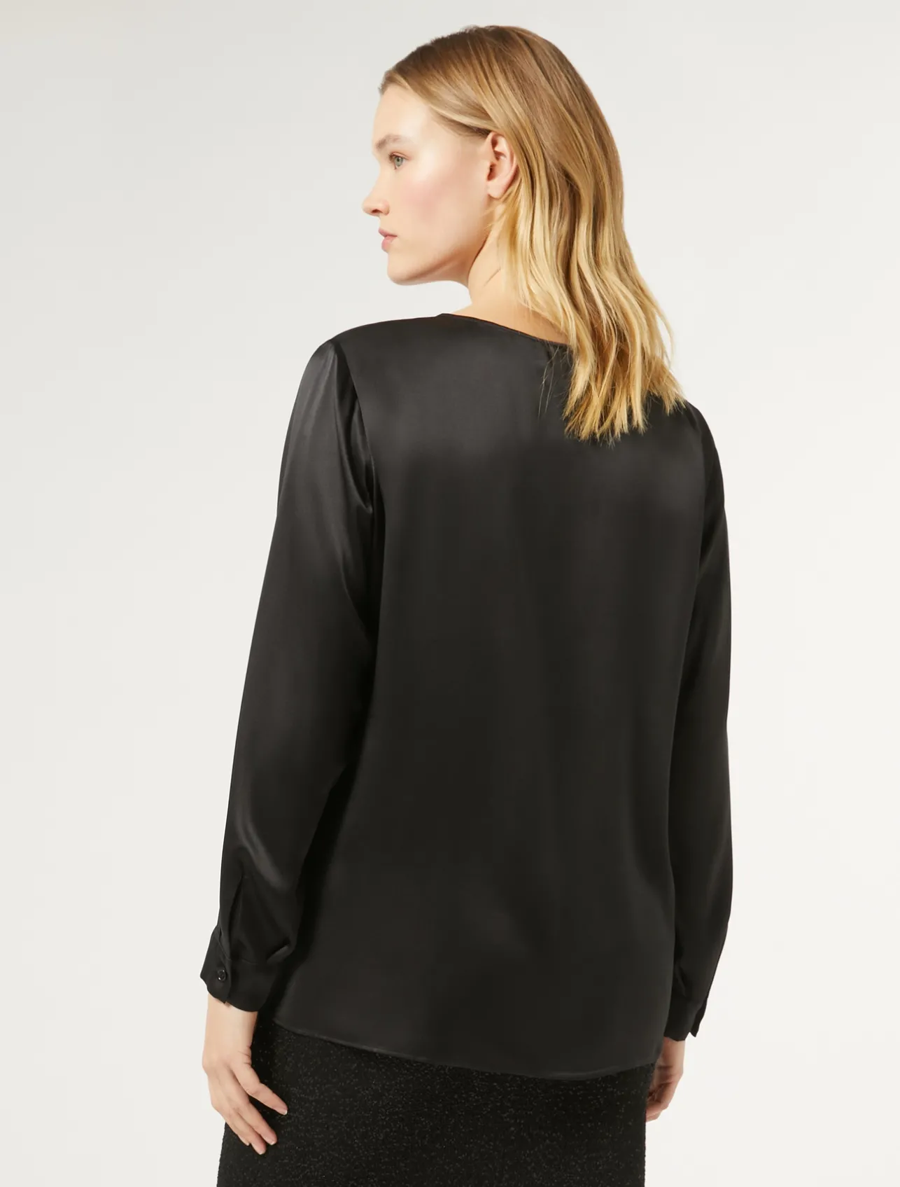 Blusa in raso di seta*Marina Rinaldi Fashion