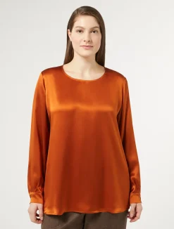 Blusa in raso di seta*Marina Rinaldi New