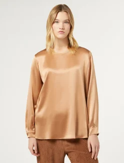 Blusa in raso di seta*Marina Rinaldi Sale