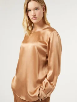 Blusa in raso di seta*Marina Rinaldi Sale