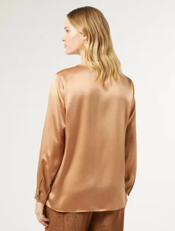 Blusa in raso di seta*Marina Rinaldi Sale