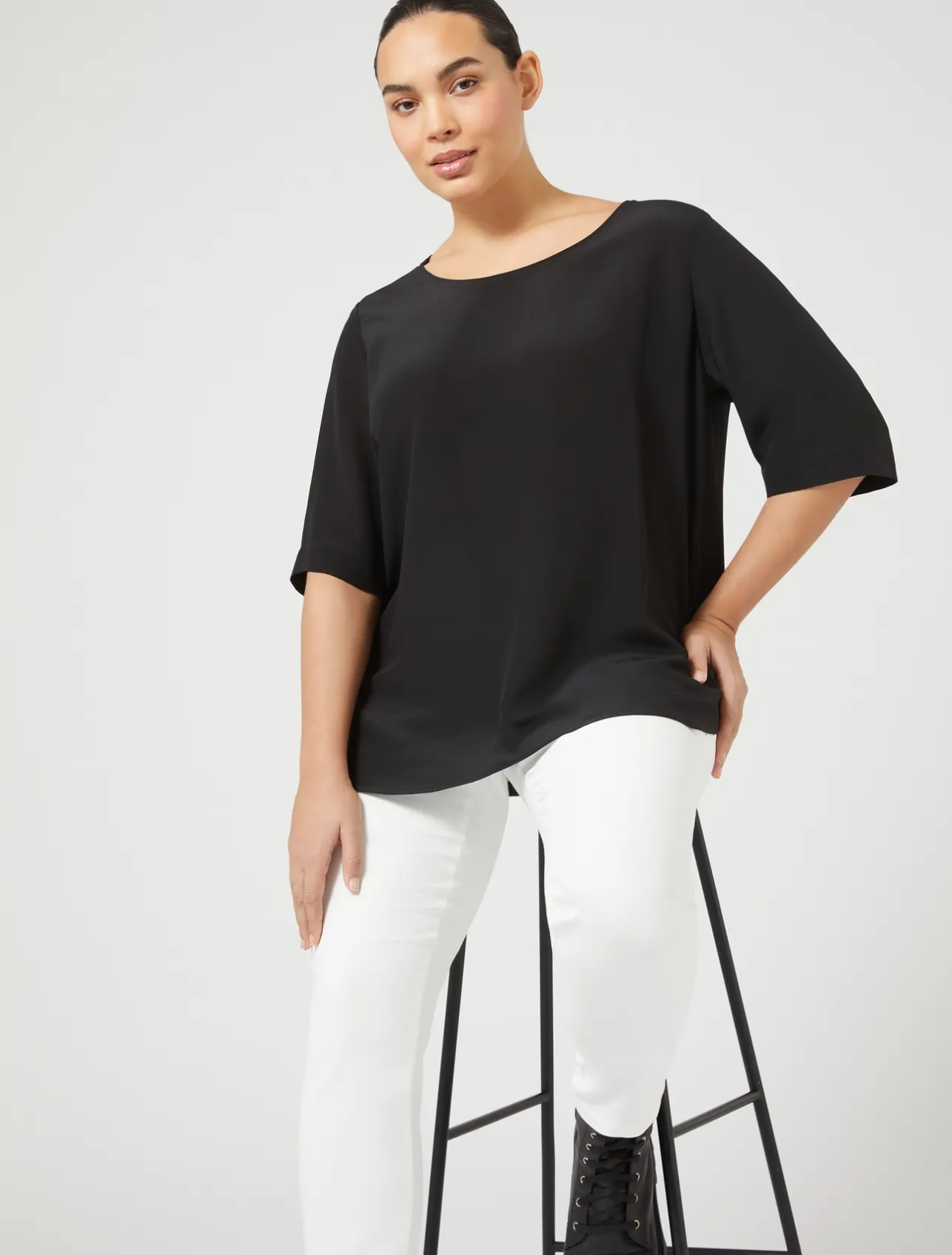 Blusa in seta*Marina Rinaldi Outlet