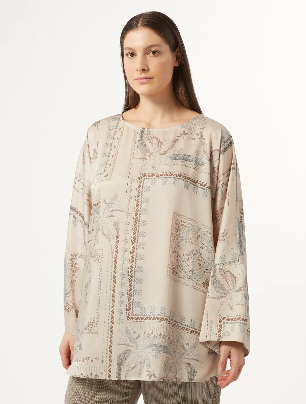 Blusa in twill stampato*Marina Rinaldi Best