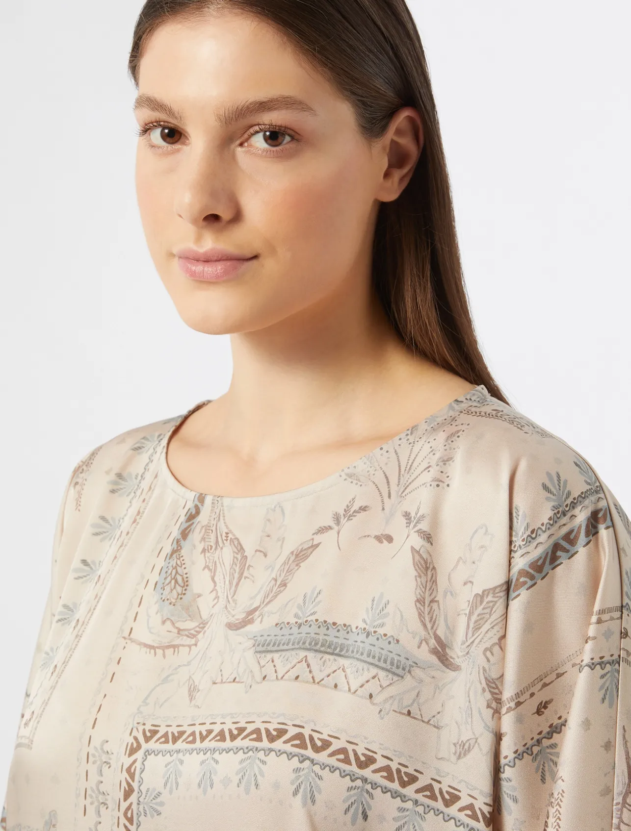 Blusa in twill stampato*Marina Rinaldi Best