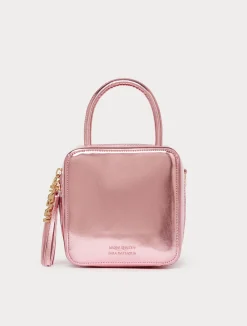 Borsa a cubo laminata*Marina Rinaldi Online