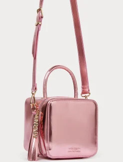 Borsa a cubo laminata*Marina Rinaldi Online