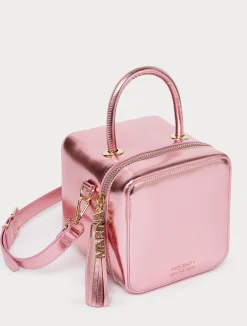 Borsa a cubo laminata*Marina Rinaldi Online