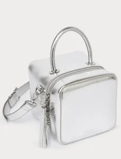Borsa a cubo laminata*Marina Rinaldi Sale