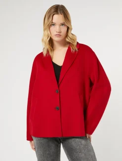 Caban in double di lana*Marina Rinaldi Discount