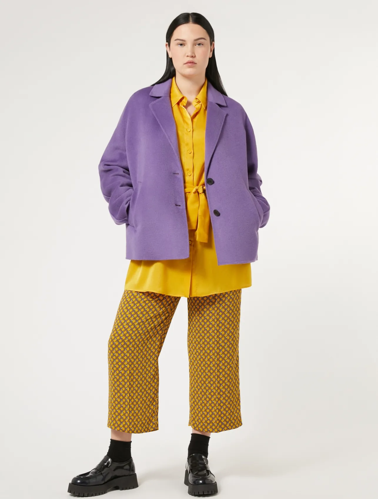Caban in double di lana*Marina Rinaldi Outlet