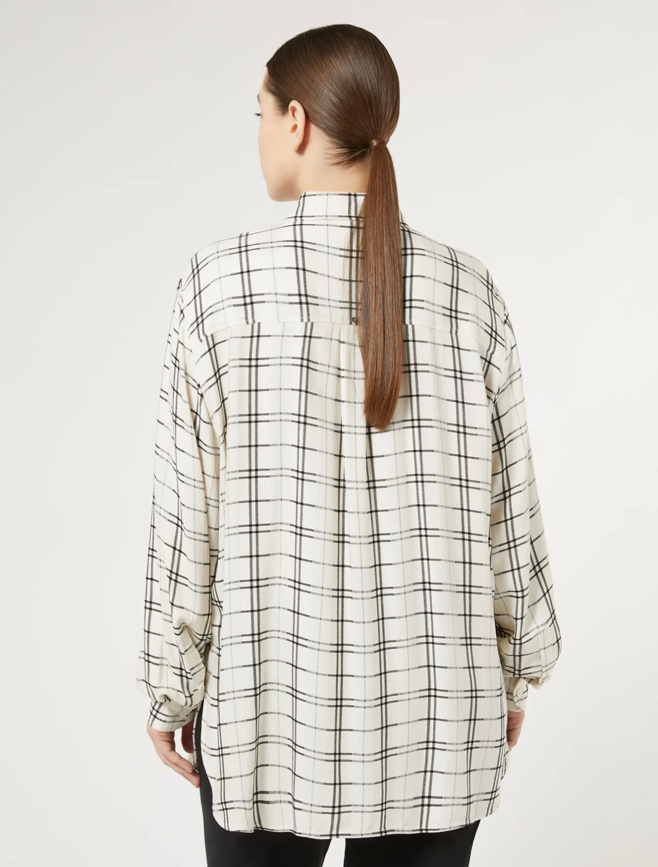 Camicia check con ricamo*Marina Rinaldi Online