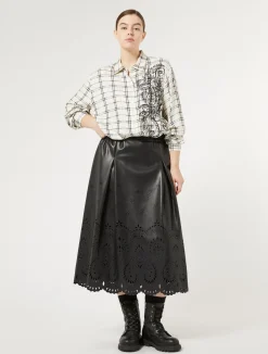 Camicia check con ricamo*Marina Rinaldi Online