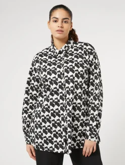 Camicia in cotone stampato*Marina Rinaldi Hot