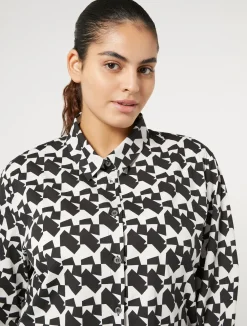 Camicia in cotone stampato*Marina Rinaldi Hot