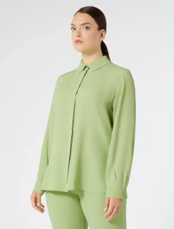Camicia in crêpe de Chine di misto seta*Marina Rinaldi Hot