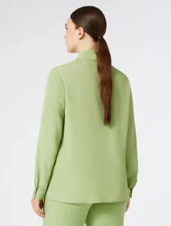 Camicia in crêpe de Chine di misto seta*Marina Rinaldi Hot
