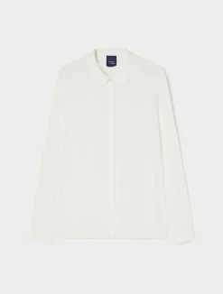 Camicia in crêpe de Chine di misto seta*Marina Rinaldi Fashion