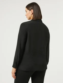 Camicia in crêpe de Chine di misto seta*Marina Rinaldi Discount
