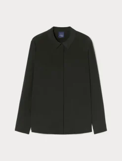 Camicia in crêpe de Chine di misto seta*Marina Rinaldi Discount