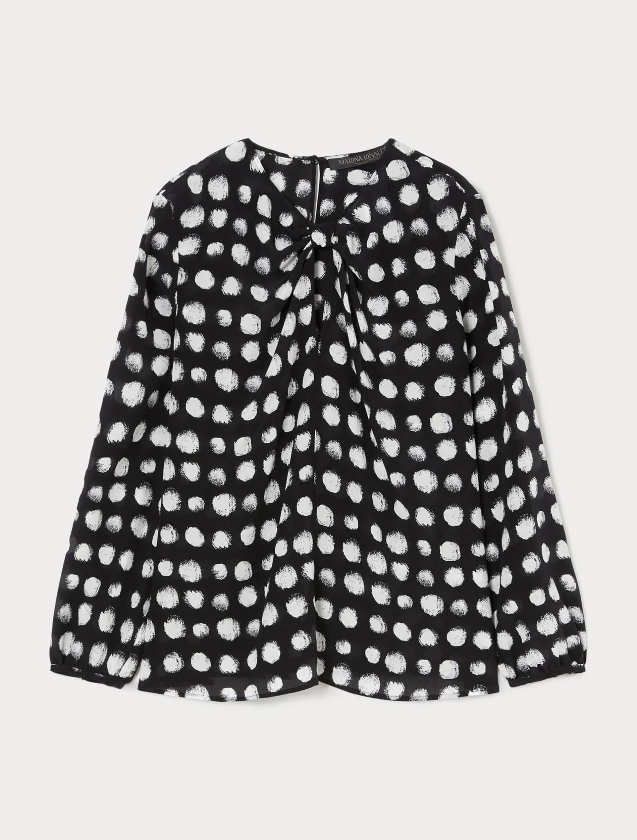 Camicia in crêpe de Chine di seta*Marina Rinaldi Sale