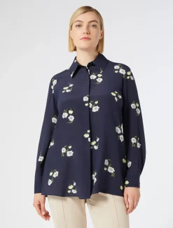 Camicia in crêpe de Chine di seta*Marina Rinaldi Clearance