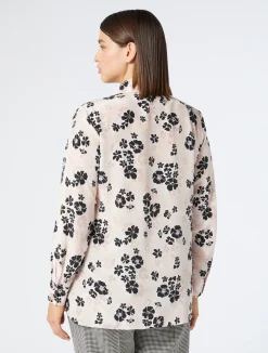 Camicia in crêpe de Chine di seta*Marina Rinaldi New