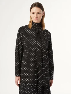 Camicia in crêpe de Chine stampato*Marina Rinaldi Clearance