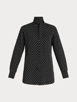 Camicia in crêpe de Chine stampato*Marina Rinaldi Clearance