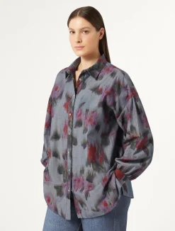 Camicia in denim chambray*Marina Rinaldi Clearance