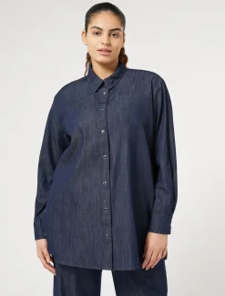 Camicia in denim leggero*Marina Rinaldi Hot