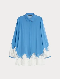 Camicia in georgette e pizzo con top*Marina Rinaldi Online
