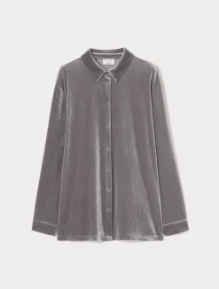 Camicia in jersey di velluto*Marina Rinaldi Best