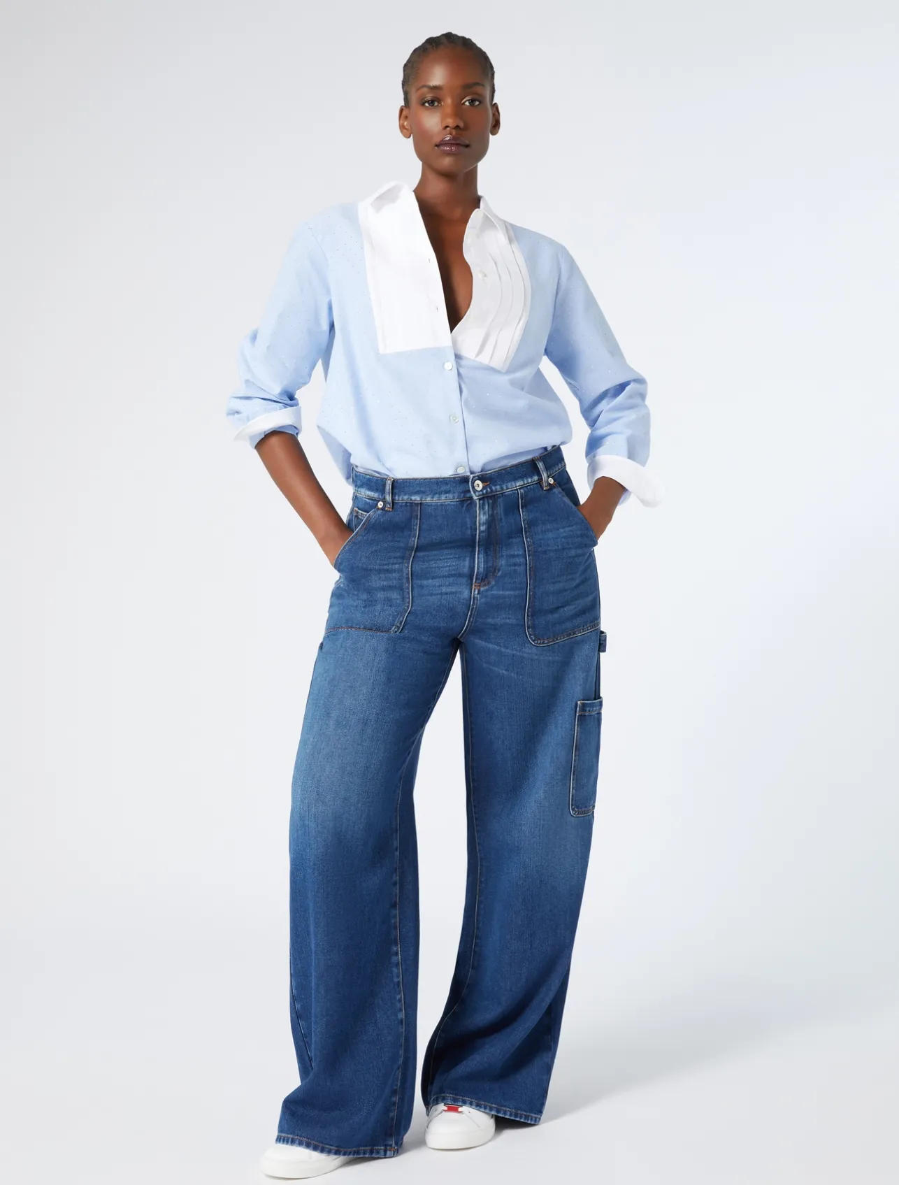 Camicia in Oxford di cotone*Marina Rinaldi Online