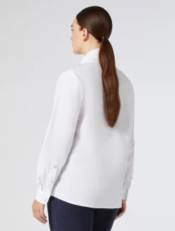 Camicia in popeline con colletto*Marina Rinaldi Outlet