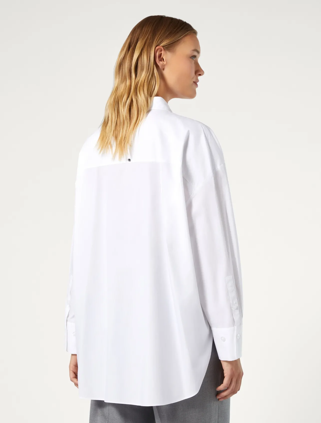 Camicia in popeline con ricamo*Marina Rinaldi Discount