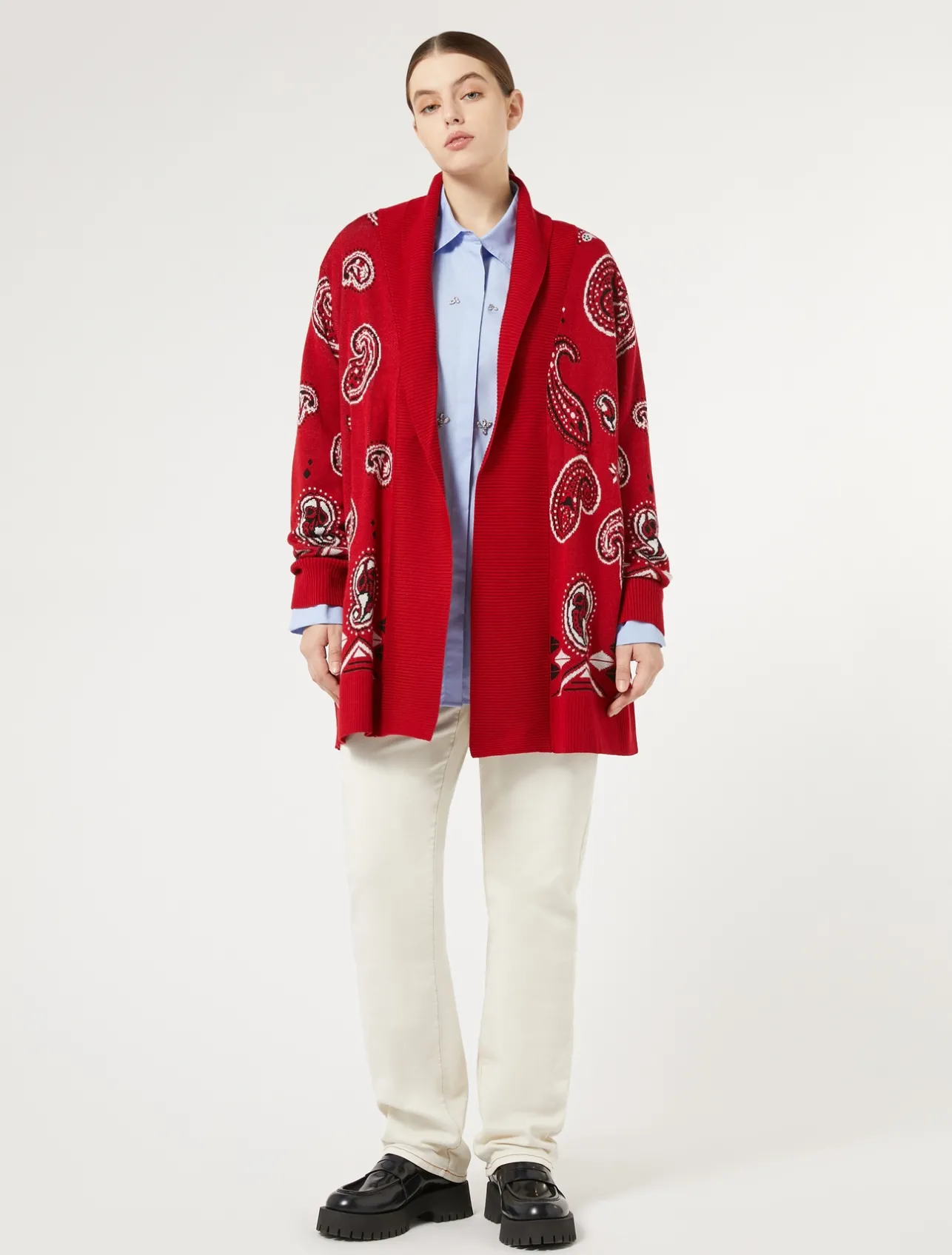 Camicia in popeline con ricamo*Marina Rinaldi Best