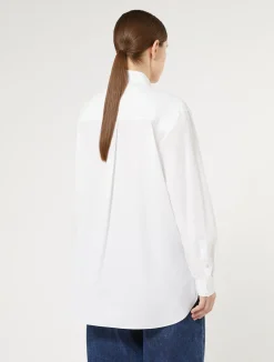 Camicia in popeline con ricamo*Marina Rinaldi Discount
