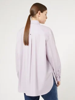 Camicia in popeline con ricamo*Marina Rinaldi Online